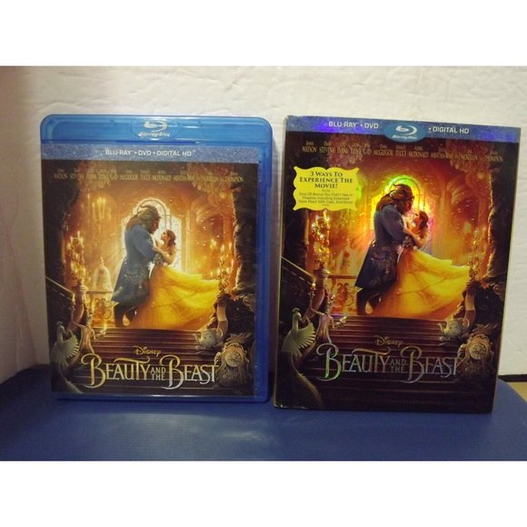 Disney Beauty And The Beast, The Jungle Book, Aladdin Blu Ray Dvd - Picture 2 of 7